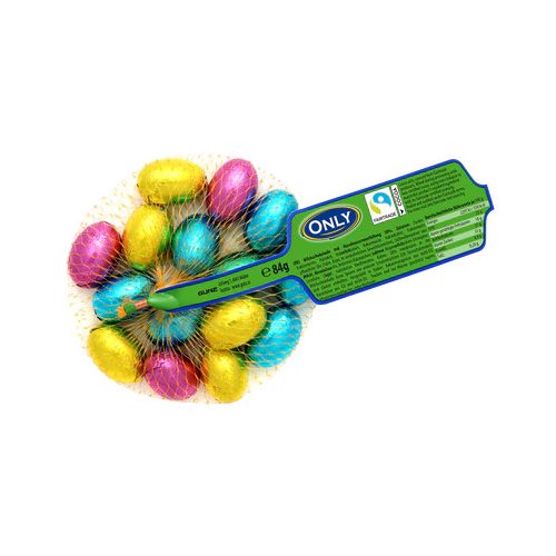 Only hálós színes tojások mogyorókrémmel 84g