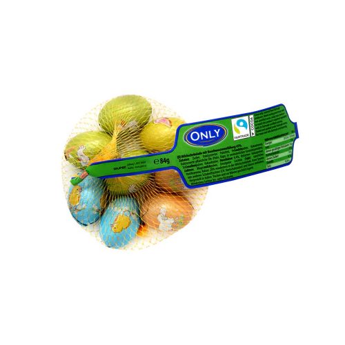 Only hálós mintás tojások mogyorókrémmel 84g