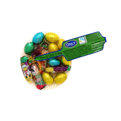 Only Hálós nyuszik és tojások vegyesen mogyorókrémmel és tejkrémmel 84g